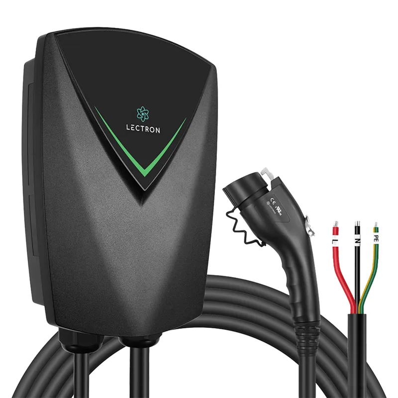 Manufacturer photo of the Lectron NEXUS Level 2 J1772 Charging Station, 48 A (hardwired)