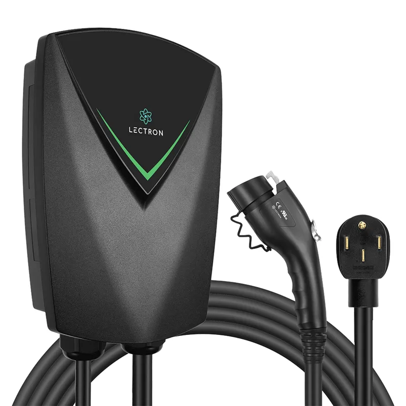 Manufacturer photo of the Lectron NEXUS Level 2 J1772 Charging Station, 40 A (NEMA 14-50 plug)