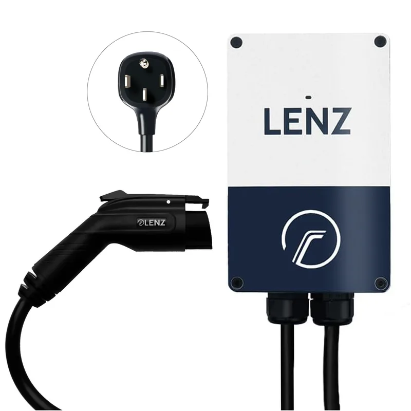 Manufacturer photo of the LENZ Level 2 Plug-In Home Charger, 40 A
