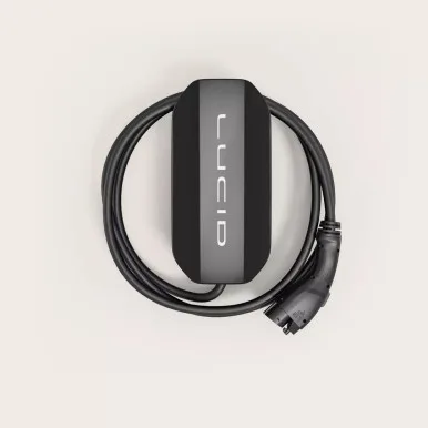 Manufacturer photo of the Lucid Connected Home Charging Station (J1772)