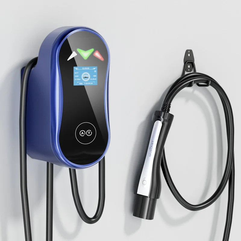 Manufacturer photo of the MUSTART Level 2 Tesla EV Charger, 16/25/32/40/48 A adjustable (23 ft cord)
