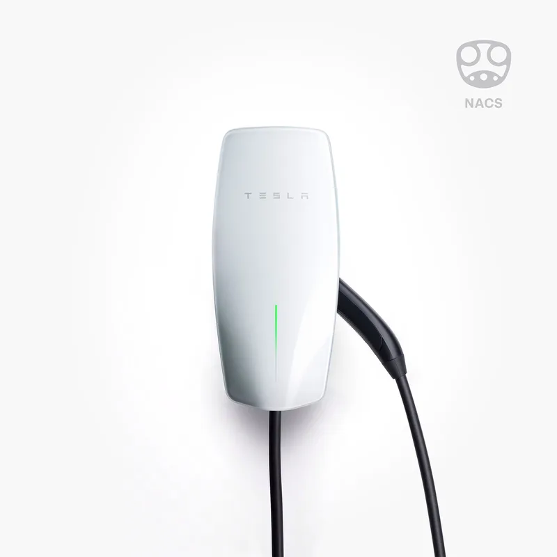 Manufacturer photo of the Tesla Wall Connector